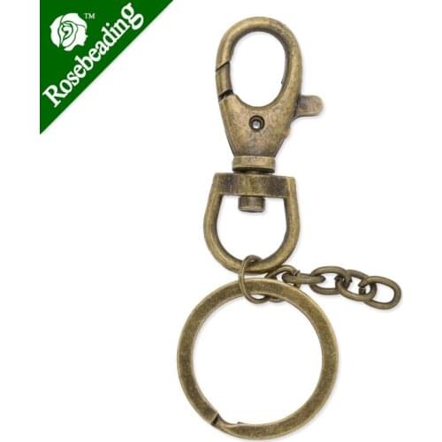 32.5mm Antique Bronze Plated large METAL SWIVEL CLIPS,HOOKS CLASPS Lobster,sold by 5pcs/lot-C3617
