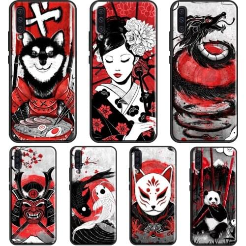 Red Sun Japanese Japan Art Case For Samsung A52 A12 A32 A72 A21S A20e A21S A31 A51 A71 A10 A02S A50 A70 Back Cover