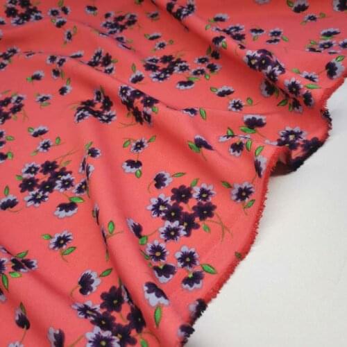 Flower Stretchy Gown Chiffon Fabric for Dress Ribbon Craft Tissue