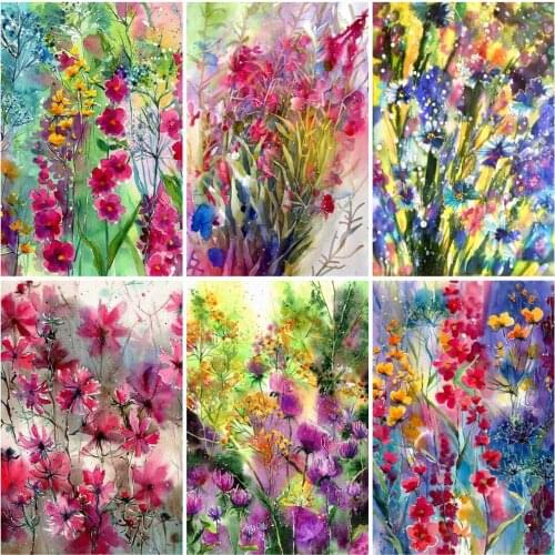 EverShine 5D Diamond Painting Flowers Picture Of Rhinestones Handmade Gift Diamond Embroidery Mosaic Art Kits Wall Decor Home