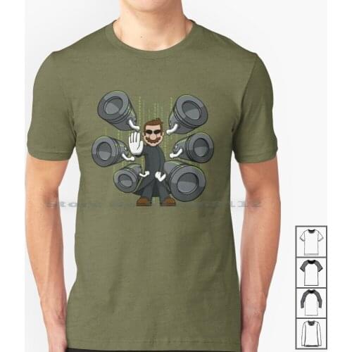 Bullet Time Bill T Shirt 100% Cotton Matrix Neo Bullet Time Bullet Bill Torpedo Ted Banzai Bill Super Movie Film Sci Fi Science