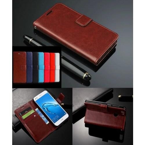 For Huawei P9 Lite Mini Stand Wallet Flip Leather Case For Huawei Y6 Pro 2017 Nova 2i Nova 3i Nova 3e 3 With Card Slots Case
