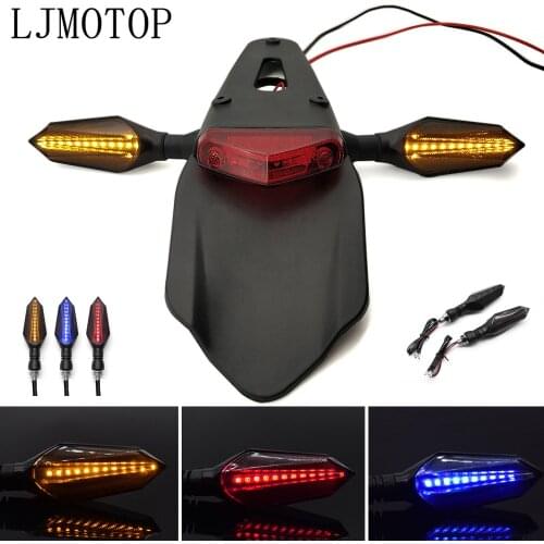 Motorcycle Tail Light Enduro Dirt Bike Rear Fender Brake Stop turn signals For Honda NC750S NC750X nc 750 750x NC700S NC700X