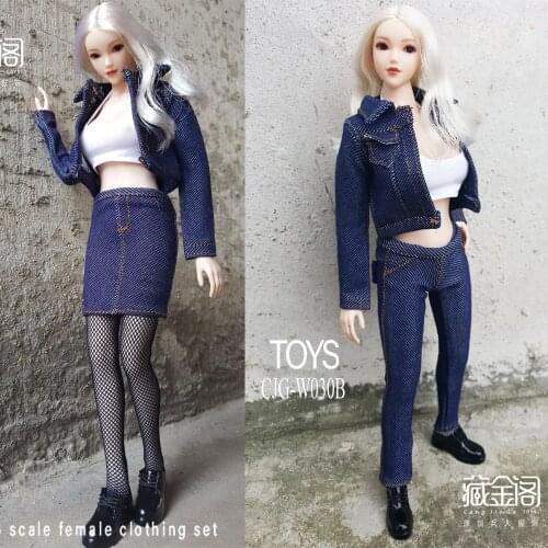 New 1/6 Female Cowboy Dress Suit Jacket Suits CJG-W030 Suitable For TBL UD LD OB Dolls CJG-W030-A/B In Stock