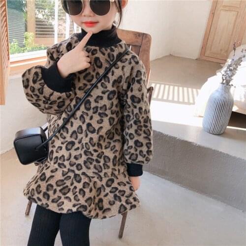 Mermaid Autumn Winter Warm Knitting Girls Sweater Kids Toddler Teens Thicken Plus Velvet Tops Long Sleeve Children High Quality