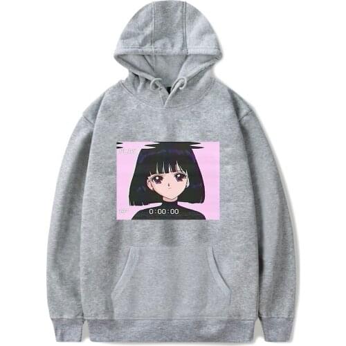 Coat New Arrival Vaporwave Hoodies Men/Women Fashion Casual Hip Hop Hoodie Print Vaporwave Mens Sweatshirt Top