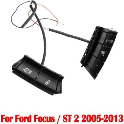 For Ford Focus / ST 2 2005 2006 2007 2008 2009-2013 Auto Steering Wheel Cruise Speed Switch Car Switch Control System Kit
