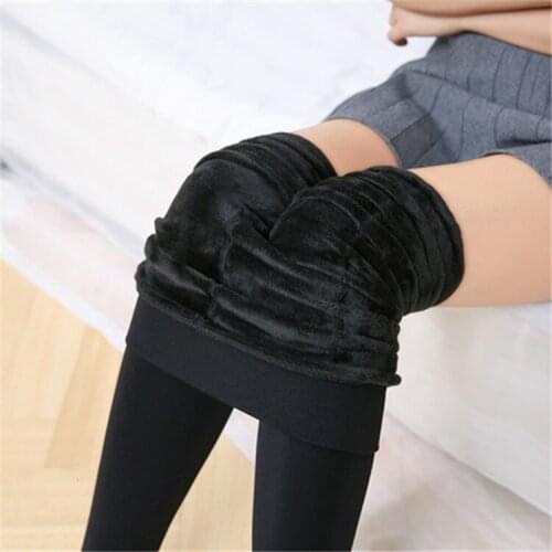 NewThickening High Density Nylon tight keep warm vans Autumn winter pants for girl women