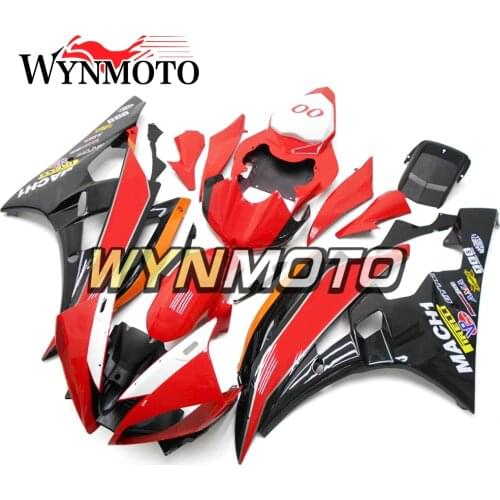 Complete Fairings Kit For Yamaha R6 2006-2007 06 07 Year Injection ABS Plastics Motorbike Kit Red Black Panels Bodywork Frames