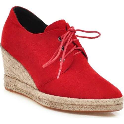 Early spring in 2019 new product fashion high-heeled wedge tip size code 33-43 with single womens shoes