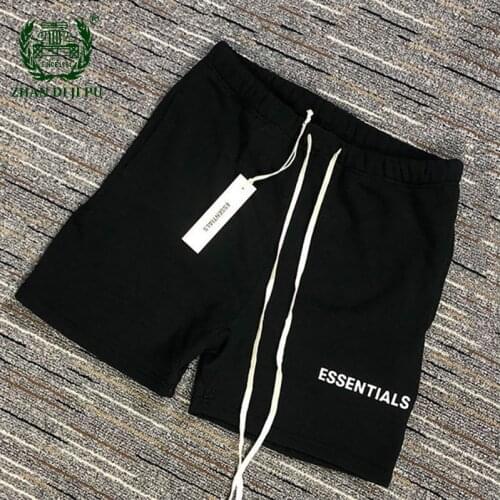 Summer Streetwear Mens Letter Printed Essentials Shorts Double-Line Mesh Sports Shorts Hip-Hop Casual Jogging Breathable Pants