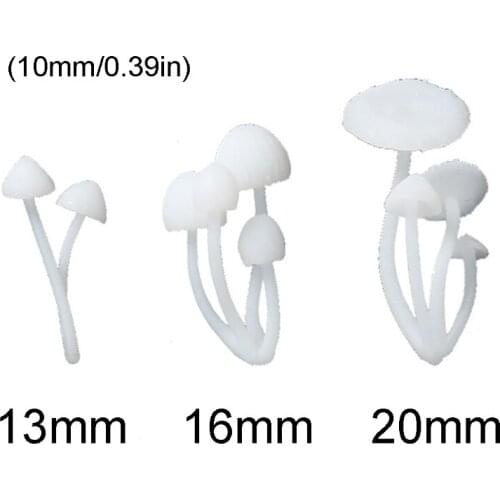Silicone Mini Mushroom Tree Modeling Resin Mold Rose Deer Landspace Fillings Resin Jewelry Casting Fillers Kit Art Craft