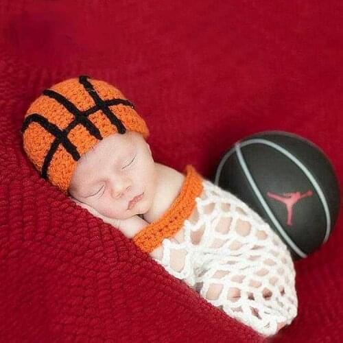Woven Newborn Outfit Basketball Styling Net Pocket New Childrens Photography Clothing