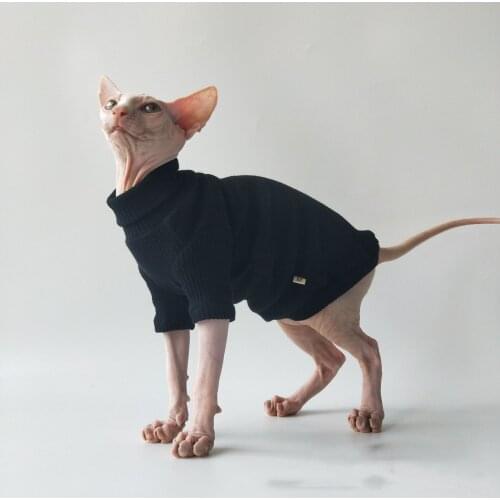 Hairless Cat Clothes Knitwear Bottoming Shirt Air Conditioning Clothes Devin Cat T-shirt Sphinx Cat Clothes