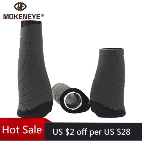Comfy MTB Bike Grips Handlebar Grip Bicycle Parts Anti-slip Shockproof TPR Rubber Long Short Handle Grips Cycling Bicycle Parts