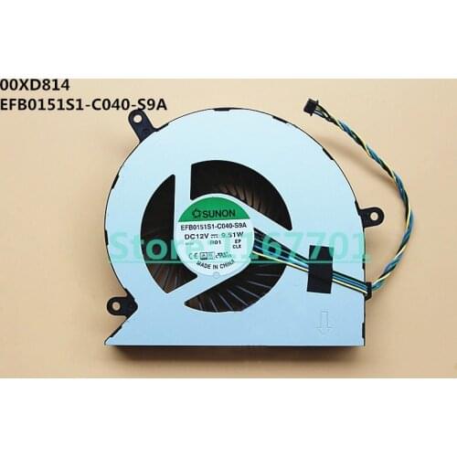 Laptop CPU Cooling Fan For Lenovo All-in-one AIO S5250 510-23 510-23ISH 00XD814 EFB0151S1-C040-S9A BAAA1115R2U-P010-P015-P018