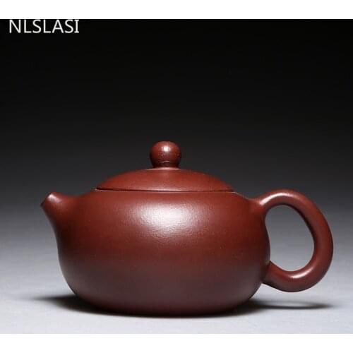 High quality 260ml purple sand teapot handmade art purple mud Xi Shi pot authentic home Tea set tea lock water can be inverted