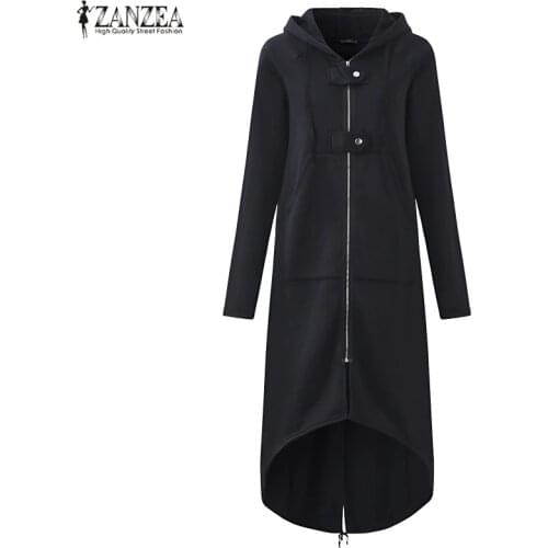 ZANZEA Women's Sweaters With A Zipper
