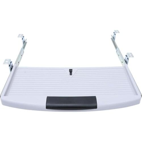 1Pc Drawer Type Keyboard Storage Box Under Table DesK Keyboard Organizer Drawer Type Keyboard Box Under The Desktop