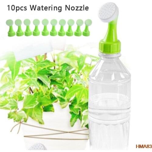 10pcs Gardening Plant Watering Attachment Spray-head Soft Drink Bottle Water Can Top Waterers Seedling Irrigation Equipment
