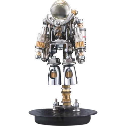 154Pcs 3D Metal Spaceman Series Moonman Kit CNSA RKA DIY Mechanical Model Toy Assemble Toys For Children Christmas Birthday Gift