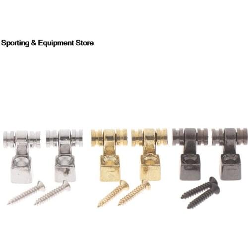 2Pcs Roller Style String Retainers Tree for Strat Electric Guitar Parts Tools Musical Instrument Accessories