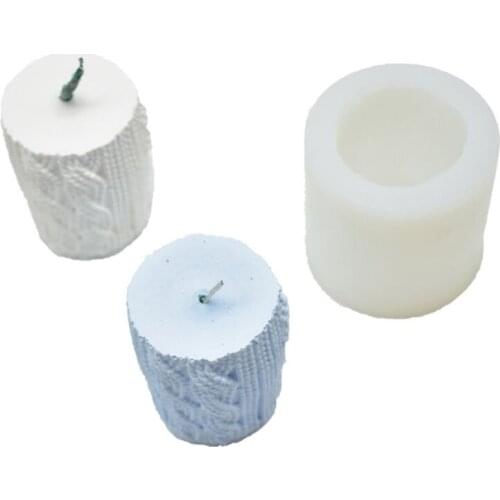 3D Silicone Aroma Candle Mold Candle Gypsum Clay Making DIY Cake Chocolate Decorating Baking Mould Tool