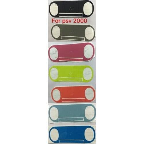 5pcs/lot color sticker Label For psvita 2000 console For PSV 2000 ps vita 2000 host back cover back faceplate Label