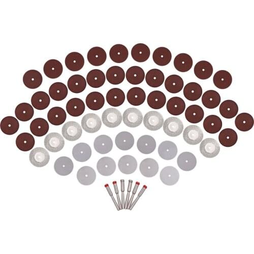 64pcs HSS Cutting Dsic Circular Saw Blade Cut Off Wheel For Dremel Mini Drill Rotary Tool Accessories Shank 3.0mm