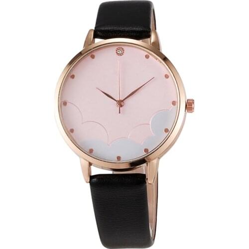 Zegarek Damski Fashion Simple Women Quartz Watch Leather Strap Female Watches Casual Ladies Wristwatches Clock