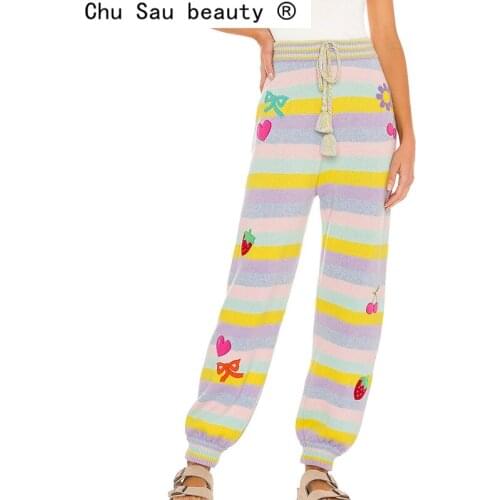 Женские трикотажные брюки Chu Sau beauty China At AliExpress