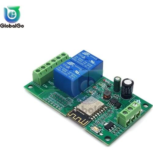 ESP8266 WIFI dual relay module ESP-12F development board