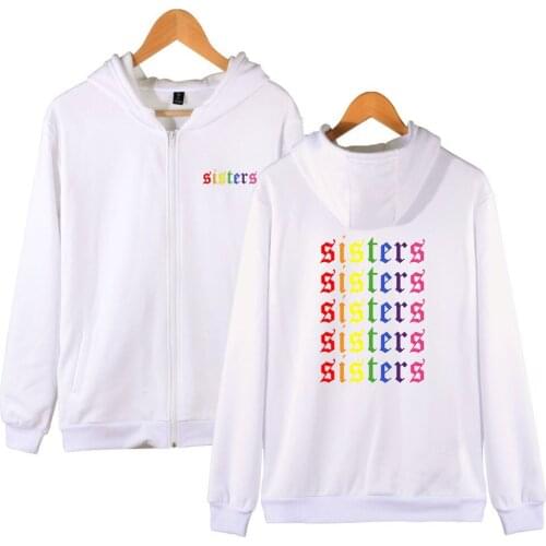 James Charles Zipper Hooded Sweatshirt Harajuku Casual Loose Cotton Plus Polyester Hoodie Fashion Print High Quality Pullover