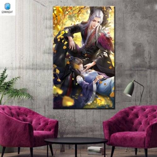 Modular painting Flower demon digital picture by numbers wall art canvas diy oil painting home decor for home gift for friends
