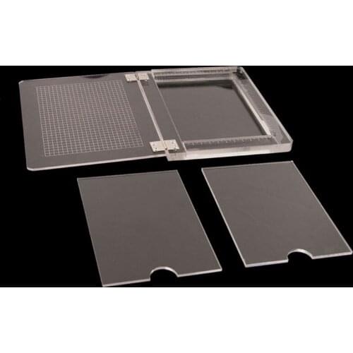 P15D DIY Clear Handle Seal Stamp Block for Scrapbooking Photo Album Acrylic Stamps Positioning Tool Accessories