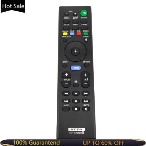 NEW RMT-AH240U Remote Control Fit For SONY AV System Remote Control For HT-CT790 HT-NT5 HT-XT2 SA-CT790 Fernbedienung