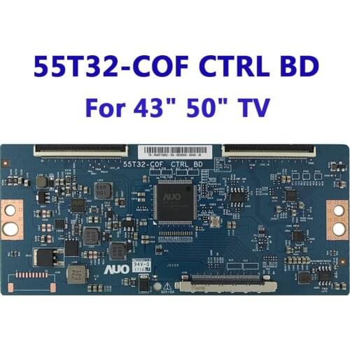 Original 55T32-C0F CTRL BD T-con Board for Sony 43" 50" 55" TV Replacement Part 55T32-COF Logic Board with / without Cable