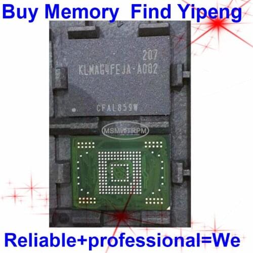 KLMAG4FEJA-A002 BGA169Ball EMMC 16GB Mobilephone Memory New original and Second-hand Soldered Balls Tested OK