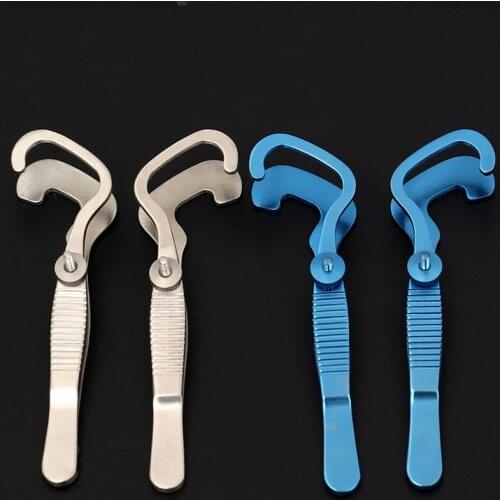 Eyelid Tweezers Plastic Surgery Tweezers Eyelid Tweezers Double Eyelid Surgical Instruments Eyelid Stretch Fixer Eyelid Plate Le