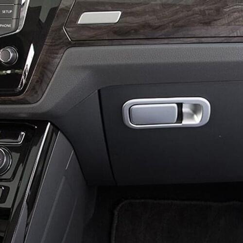 Fit For Volkswagen VW Touran 2016 2017 ABS Matte Glove Box Trim Cover Badge Garnish Center Console Door Handle Accessories