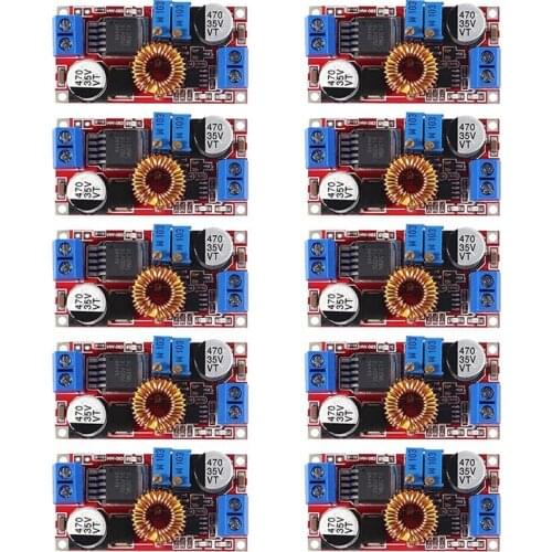 10PCS XL4015 E1 5A DC to DC CC CV Lithium Battery Step Down Charging Board XL4015E1 Adjustable Buck Power Converter