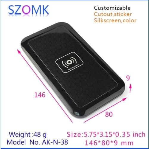 Electronics plastic handheld portable enclosure charger (10 pcs) 146*80*9mm plastic electronic boxes, wireless junction box