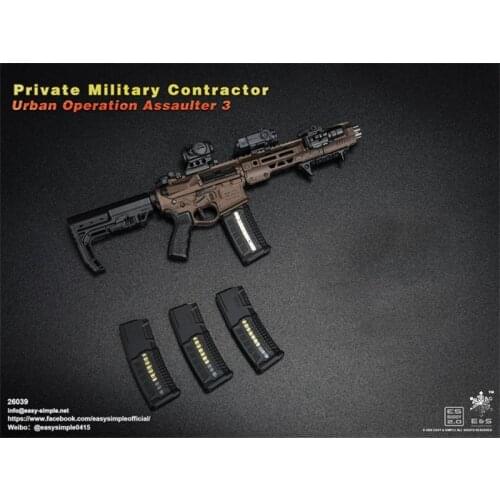 EASY&SIMPLE ES 1/6th 26039 PMC Weapon Gun AR Model For Usual 12inch Doll Figures Collection