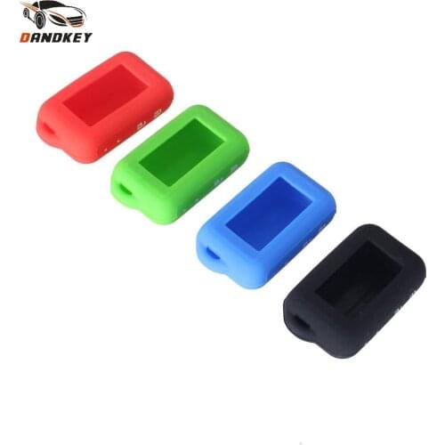 Dandkey Silicone Key Shell Case Car Remote 2-Way LCD For Star line E60/E90/E61 Two Way Cover