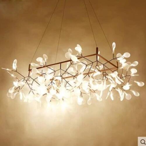 Nordic chandelier minimalist living room chandelier creative personality firefly restaurant chandelier modern designer led lamps