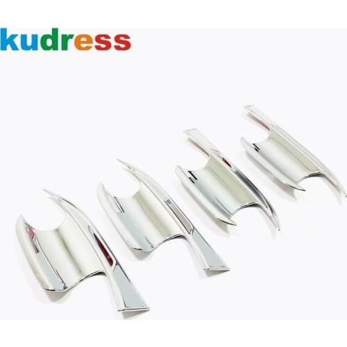 Exterior Side Door Handle Bowl Cover Trim For Volkswagen For VW Golf MK8 Pro R 2021 2022 ABS Chrome Car Styling Accessories 4pcs