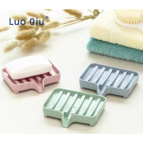 Bathroom Draining Soap Box Drainage Soap Dish Storage Box Kitchen Tub Sponge Storage Cup Rack Soap Holder Draining Set 5 pcs/lot