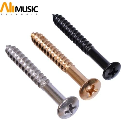 100 pcs Gold Electric Bass guitar NECK Joint plate mounting screws/Fixing Bolt Guitar parts 5*45mm