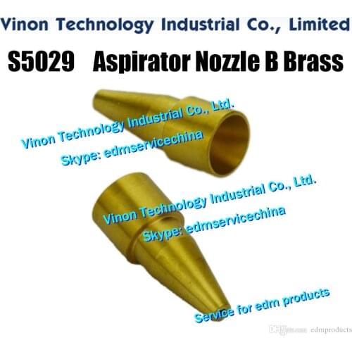 3053081 S5029 edm Brass Aspirator nozzle B Ø16xØ2.0x40mm for Sodic k A280.A300.A320.A530 series WEDM-LS machines