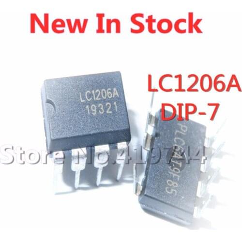 5PCS/LOT LC1206A LC1206 DIP-7 power management chip In Stock New Original